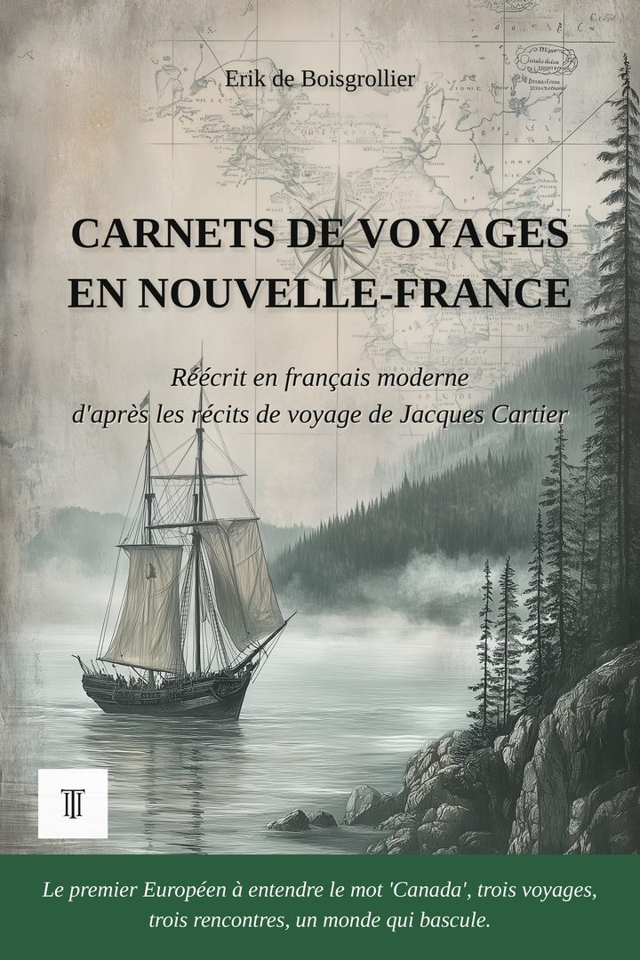 Couverture de Carnets de voyages en Nouvelle-France de Jacques Cartier