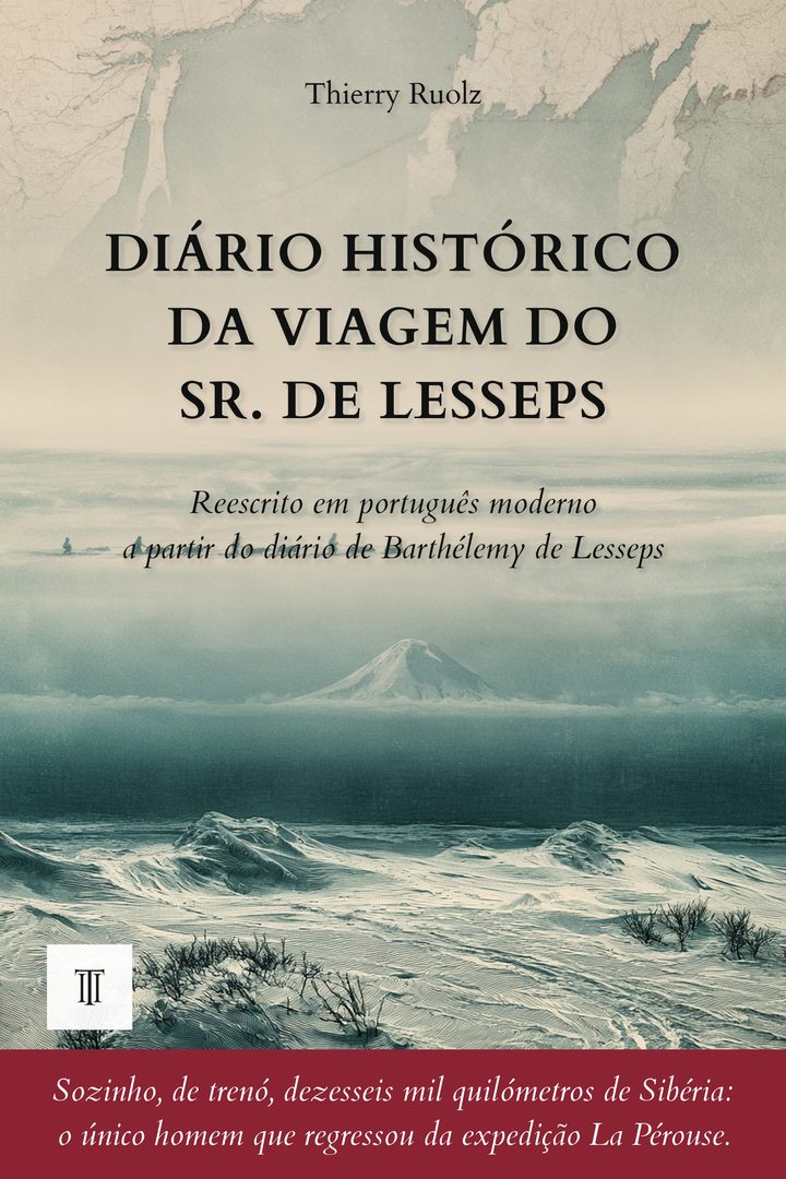Capa de Diário Histórico da Viagem do Sr. de Lesseps de Barthélemy de Lesseps