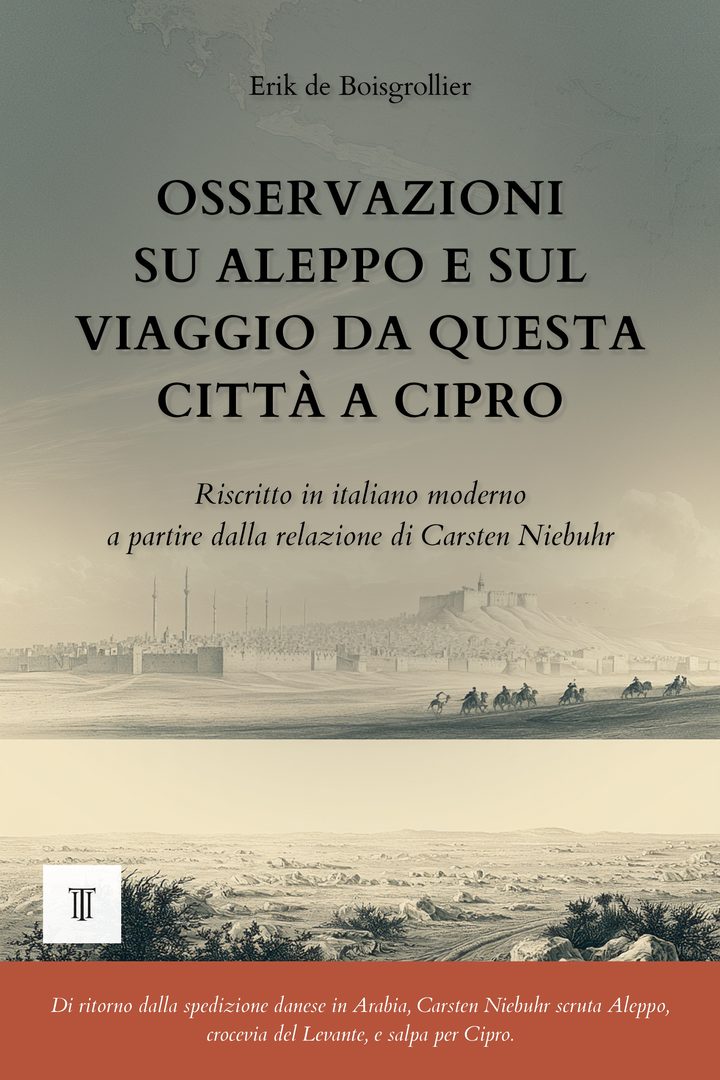 Copertina di Osservazioni su Aleppo e sul viaggio da questa città a Cipro di Carsten Niebuhr